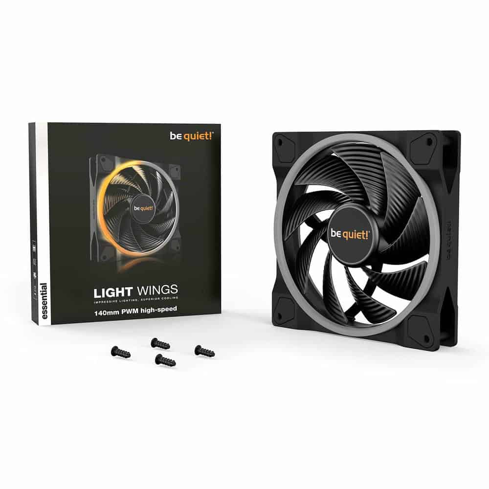 be quiet! Light Wings 140mm ARGB PWM High Speed Case Fan